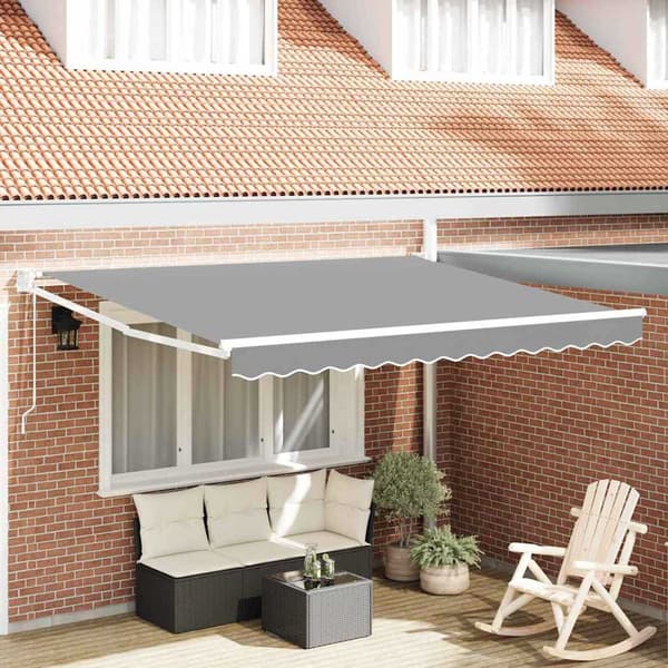 Markis Vit 3.5 x 2.5 m Metall