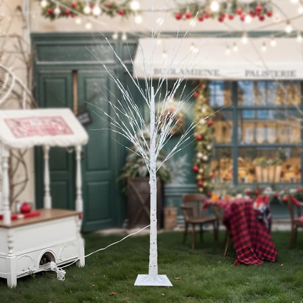 Lystræ kunstigt 180 cm | LED-belysning | birkemodel
