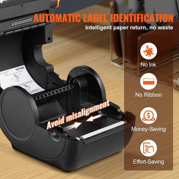 Kontorprinter til labels | Bluetooth | 300 dpi | USB | 150 mm/s | 4x6