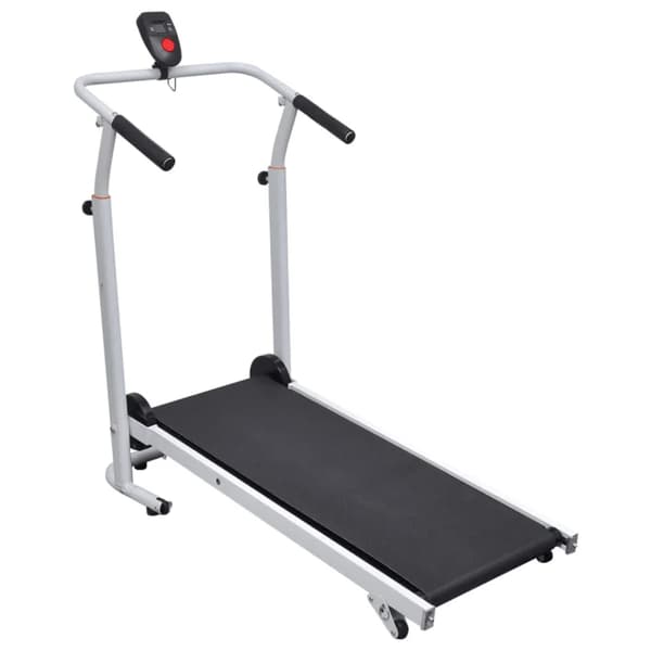 vidaXL Foldbart Miniløbebånd 93x36 cm Sort