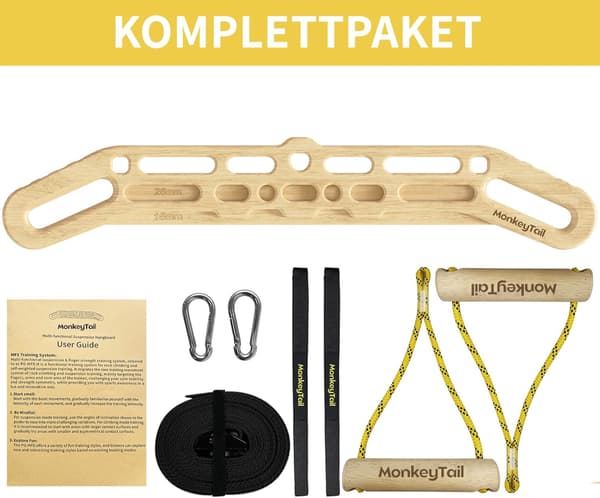 Träningsbräda klättring | bärbar | trä | fingerbräda