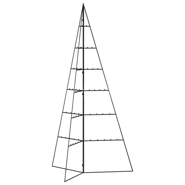 Juletræsdekoration 140 cm | sort | metal | DIY-stativ