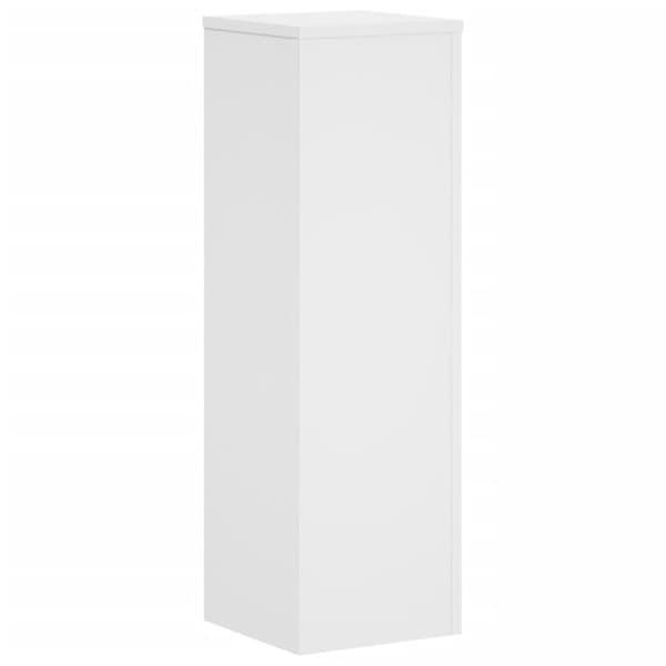 Växtställ 2 st 25x25x80 cm vit | trä | blompedestaler