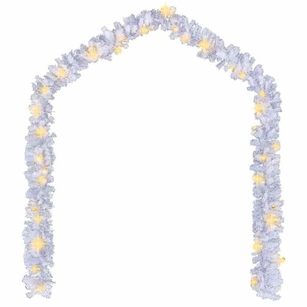 Lysguirlande 20 m hvid | LED-lys | julepynt