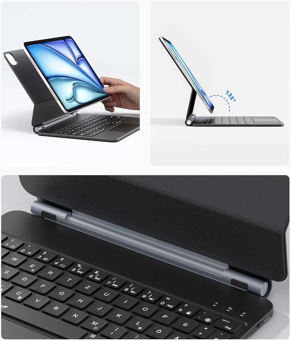 Arbejdsplads tastatur | 11 tommer | Bluetooth | trådløs tilslutning til computer