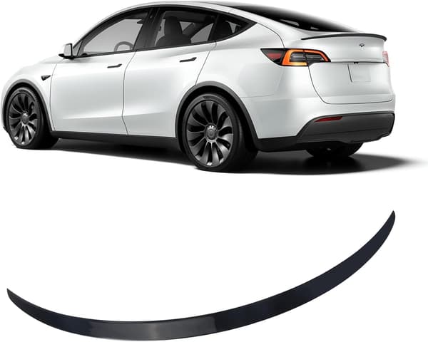 Bakspoiler Tesla Model Y | kolfiberlook | ABS-plast | aerodynamisk