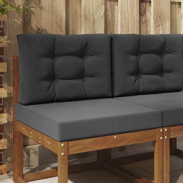 Dynsats utemöbler antracit | 60x60 cm | polyester | 2-pack