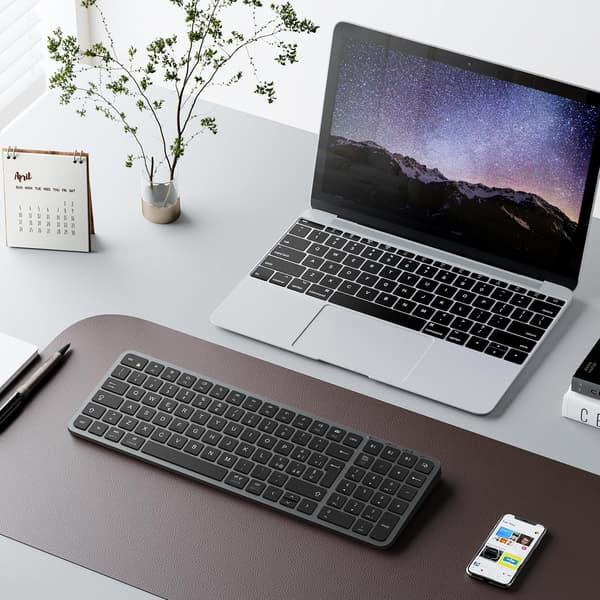 Computer-tastatur kompakt | trådløs forbindelse | flere enheder | USB-C