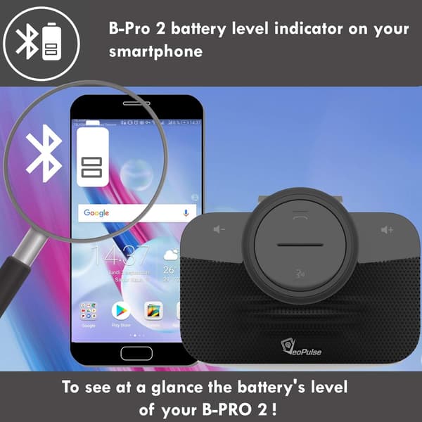 Bluetooth-højttalertelefon bil | B-PRO 2B | trådløs | håndfri | automatisk forbindelse
