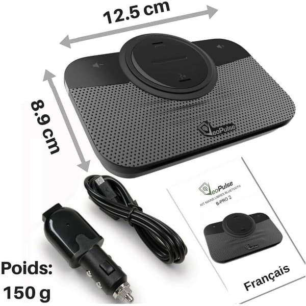 Bluetooth-højttalertelefon bil | B-PRO 2B | trådløs | håndfri | automatisk forbindelse