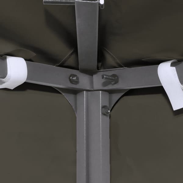 Lusthustak 3x3 m taupe | 2-lagers | 310 g/m² | polyester
