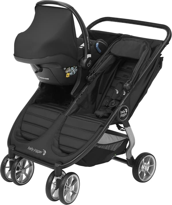 Rejsesystem til tvillingevogn | City Mini 2 & GT2 Double | Sort | Til autostol