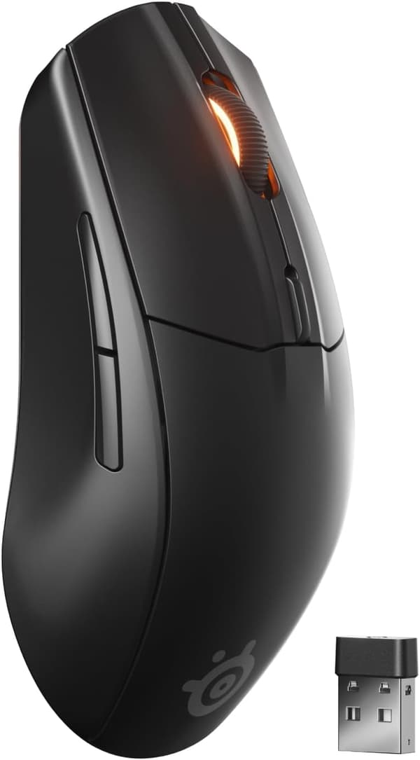 Computer-mus trådløs | 18000 DPI | 2.4GHz/Bluetooth | ergonomisk | sort