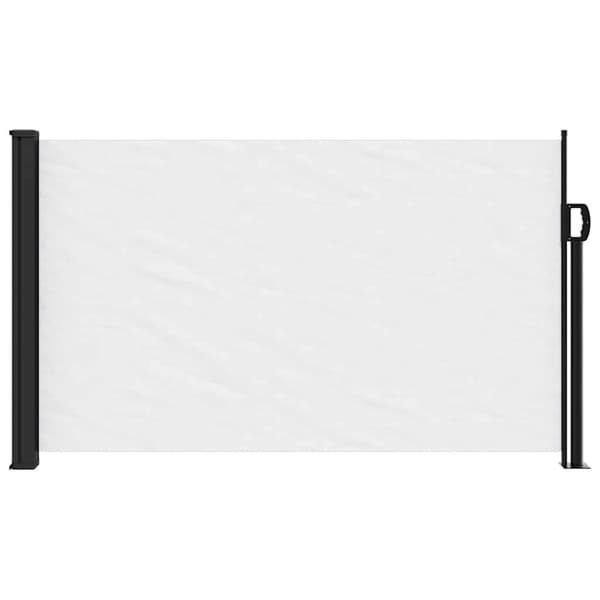 vidaXL Utdragbart Vindskydd 117x300 cm Vit