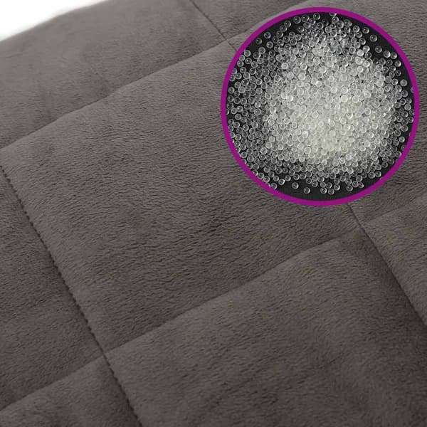 Sovrumstäcke 220x235 cm | grått | 11 kg | textil