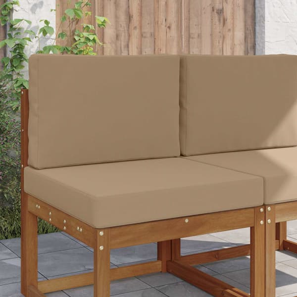 Dynset polyester taupe 60 x 60 cm | utomhus | kuddar