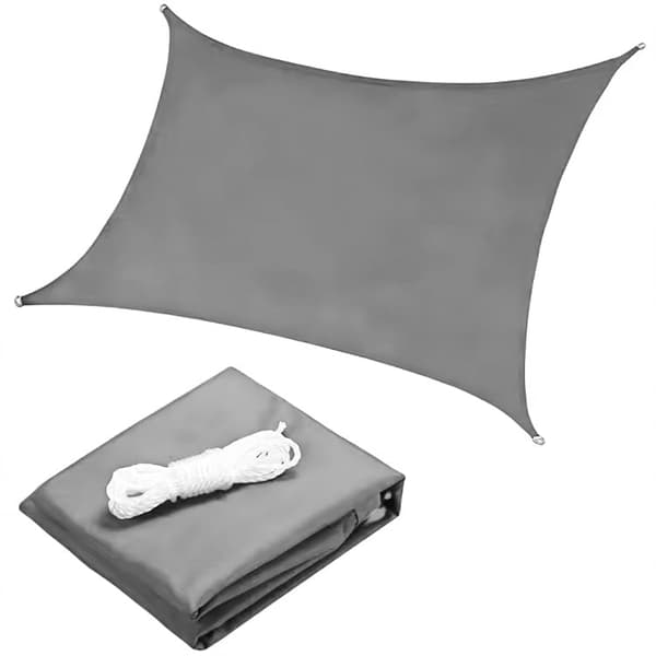 Solsegel vattentätt | 4x4m | polyester | UV-skydd