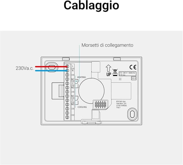 WiFi-termostat Smarther2 | hvid | programmerbar | appstyret | SXW8002W
