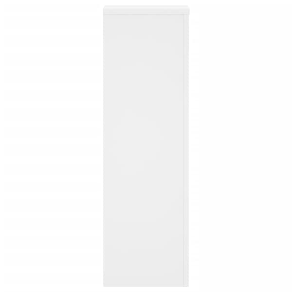 Växtställ 2 st 25x25x80 cm vit | trä | blompedestaler