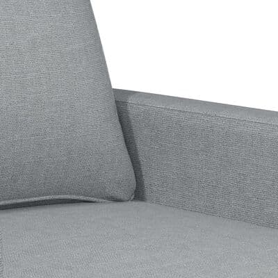 vidaXL 180 cm Tyg 3-sits Soffa Mörkgrå