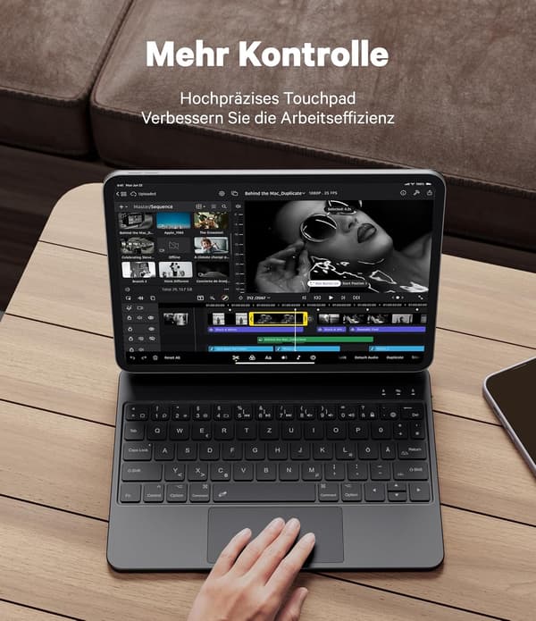 Arbejdsplads tastatur | 11 tommer | Bluetooth | trådløs tilslutning til computer