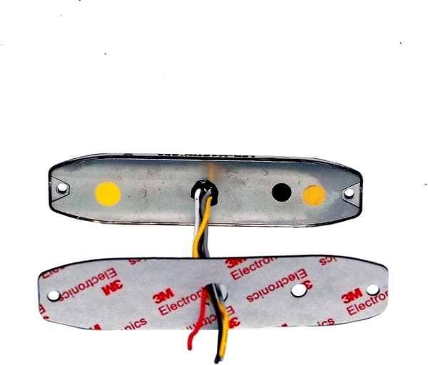 Blitzmodul SF6 2-pak | Gul | 12V 24V | ECE-R65 | Ultra-tynd