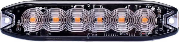 Blitzmodul SF6 2-pak | Gul | 12V 24V | ECE-R65 | Ultra-tynd