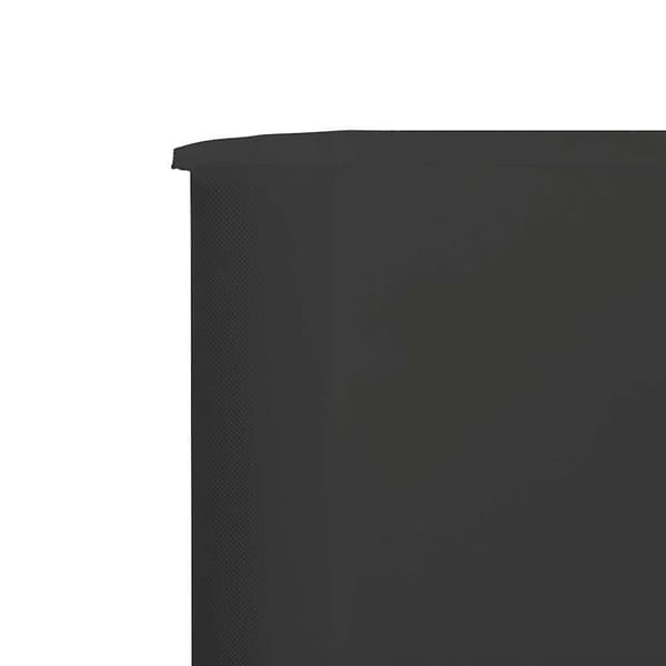 Vindskydd 9-paneler | antracit | 1200x160 cm | nonwoven tyg