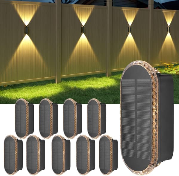 Trädgårdsbelysning solceller | 8-pack | justerbar färgtemperatur