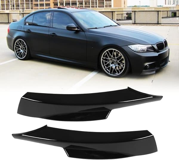 Frontspoiler BMW E90 | glanssort | ABS-plast | M Sport LCI 2009-2012