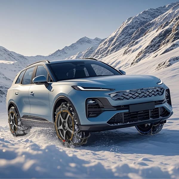 Snökedjor 2-pack | kolstål | snabbmontering för bil SUV och pickup