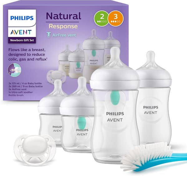 Nappflaskstartpaket 4 flaskor | extra nappar | napp | flaskborste | BPA-fritt