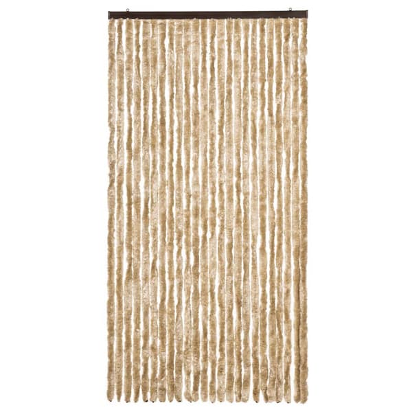 Dörrgardin för husbil | 100x230 cm | chenille | beige