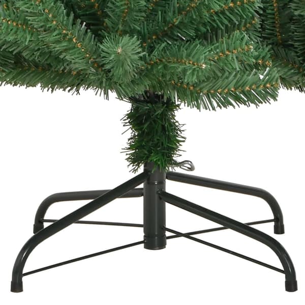 Vinterpynt julgran grön | 210 cm hög | lättmonterad