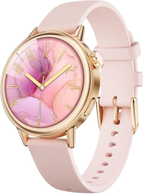 Smartwatch beige | 37mm AMOLED | fitnesstracker | kvinder