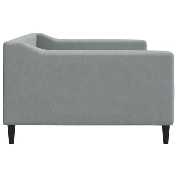 vidaXL Bäddsoffa 100x200 cm Tyg Ljusgrå