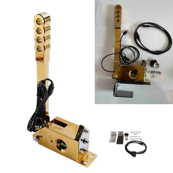 Håndbremse PC 64-bit | guld | USB-forbindelse | kompatibel med Logitech Fanatec