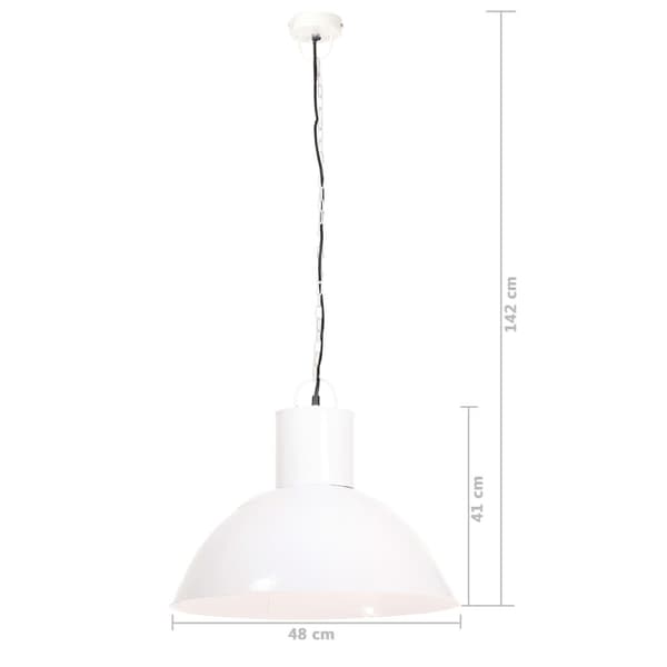 Belysning stue hvid | hængende | 48 cm | E27 25W