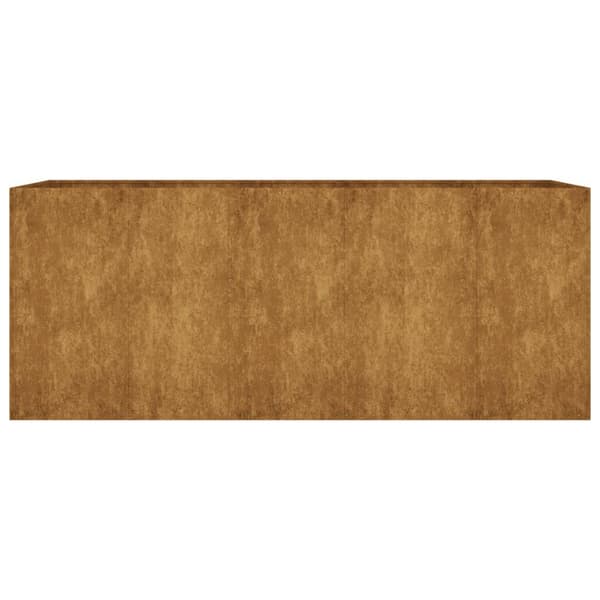 Højbed 200x80x80 cm | Cortenstål | Rektangulær