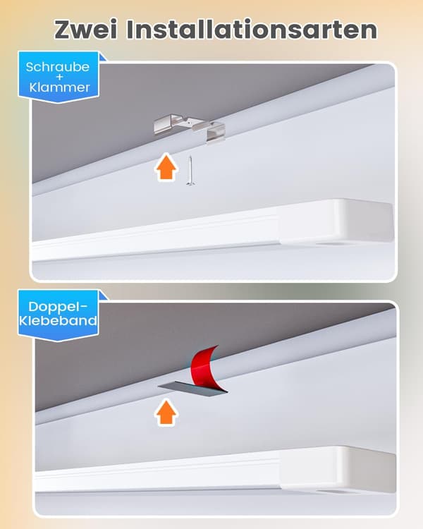 Underskabsbelysning 90cm | LED | dæmpbar | sensorstyret | neutralhvid 4000K