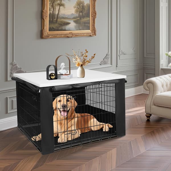 Hundeburbetræk hvidt | 109x73x76cm | 600D polyester | vandafvisende