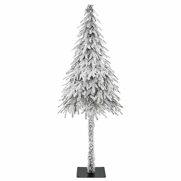 Julgran vit | 180 cm | PE-material | LED-ljusslinga