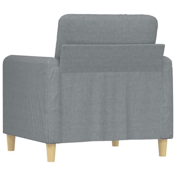 vidaXL 3-sitssoffa 180 cm tyg mörkgrå