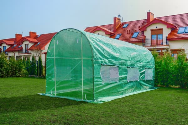Trädgårdstält 10m² | 4x2.5x2m | Galvaniserade profiler | UV-resistent