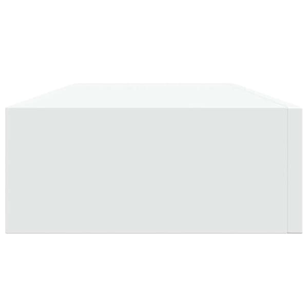 Hyllplan låda vit | 60x23,5x10 cm | vägghängd | MDF