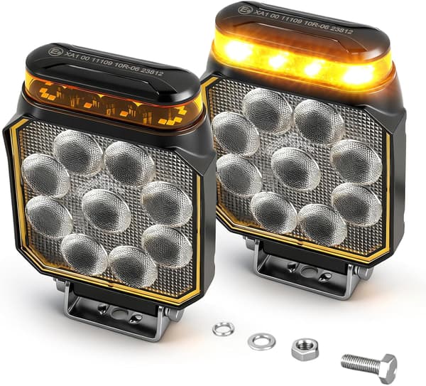 Arbetsbelysning LED 6 tum | rektangulär | 70W | 10000LM | bred ljusbild