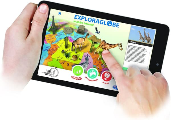 Interaktiv glob | 32 cm | Augmented Reality | pædagogisk legetøj | børn