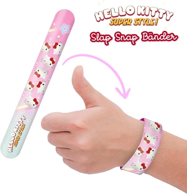 Børnearmbånd 24-pak | Hello Kitty-design | 16 cm | leg og samling