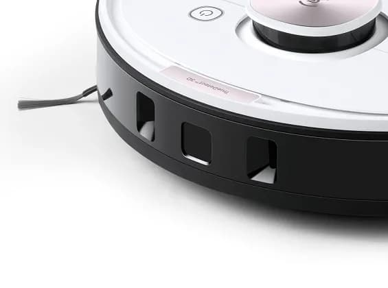 Robotstøvsuger hvid | dToF-navigation | moppefunktion | 5200 mAh batteri