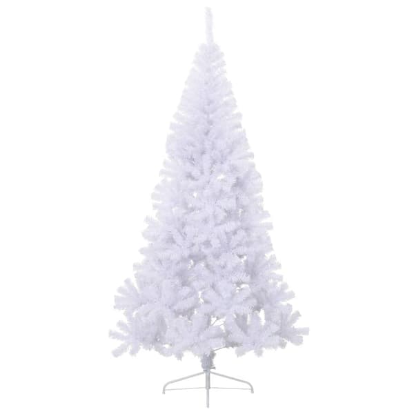 Vägggran vit 240 cm | halv form | PVC-material
